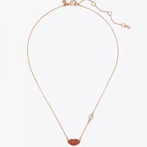 $99 Kate Spade Kiss Kiss Lips Mini Pendant